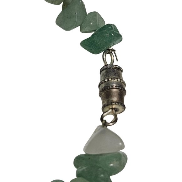Natural Green Aventurine Chip Bead Bracelet Boho Natural Fashion Jewelry Women - Picture 3 of 4